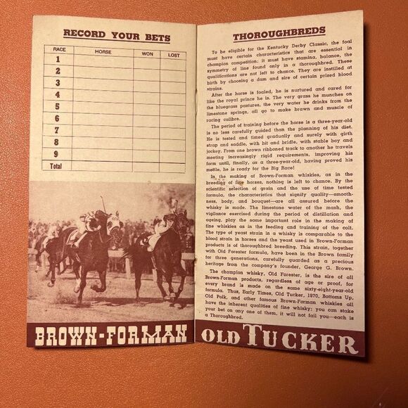 1939 Brown-Forman's Kentucky Derby Dope Book - Picture 11 of 12